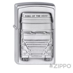 King Of The Road Feuerzeug Trucker Sturmfeuerzeug LKW-Fahrer Geschenk Zippo