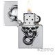Totenkopf mit Schlange Original Zippo Benzinfeuerzeug Männer Geschenk Made in USA