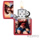 Zippo rot mit Cowgirl Pin-up Western Sturmfeuerzeug Männer Geschenkidee Made in USA