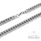 Edelstahl Kette Halskette Silber Dicke Panzerkette Massiv 55cm 12mm Biker Hiphop